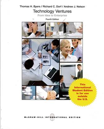 Technology Ventures From Idea to Enterprise 4/e