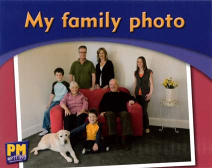 PM Writing Emergent Magenta1/2 My Family Photo