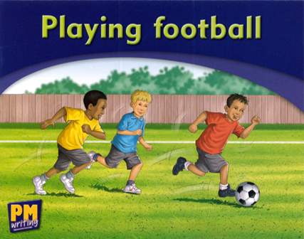 PM Writing Emergent Magenta/Red 2/3 Playing Football