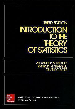 Introduction to the Theory of Statistics 3/e